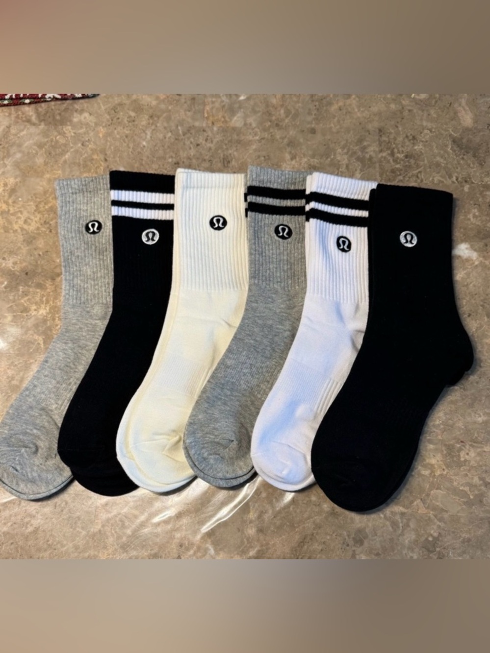 New Women’s Lululemon Athletica Socks 
6 pairs 
Fits sizes 6-11